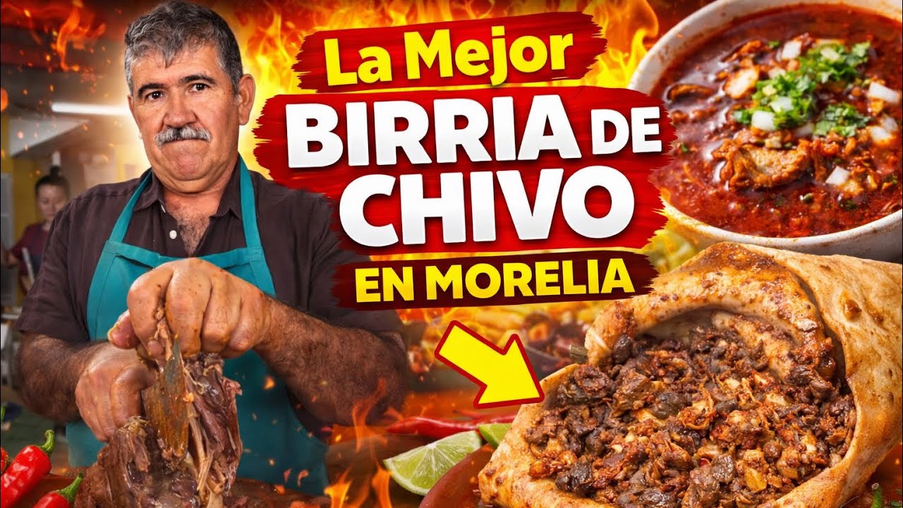 La mejor BIRRIA DE CHIVO l Que he probado en Morelia