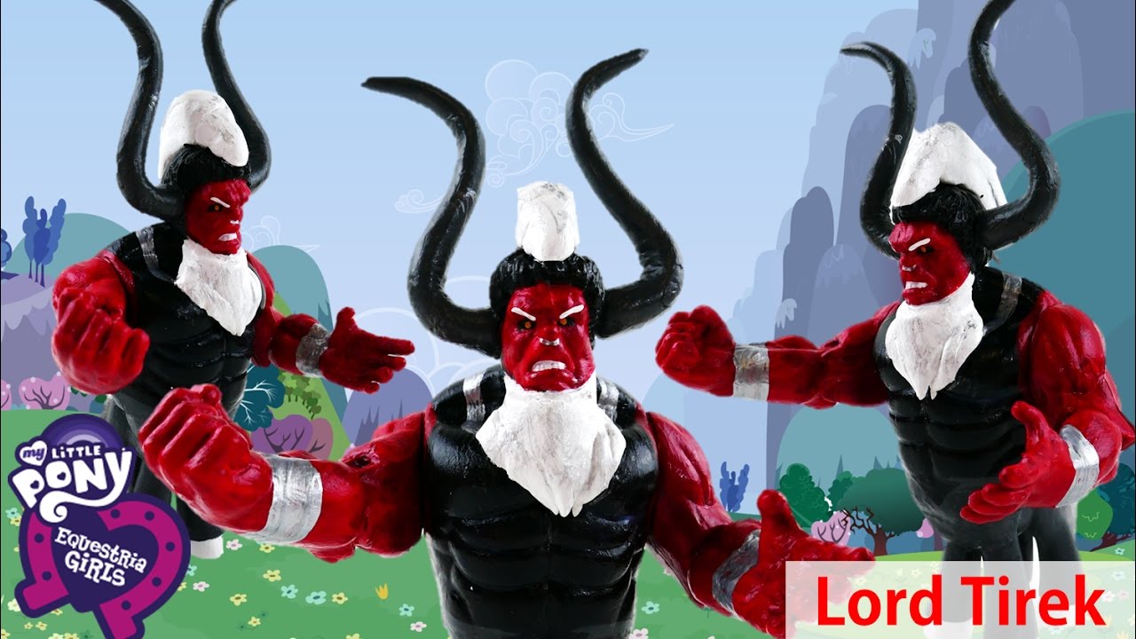 LORD TIREK My Little Pony Frindship is Magic Evil Villains Custom Doll Tutorial | Evies Toy House