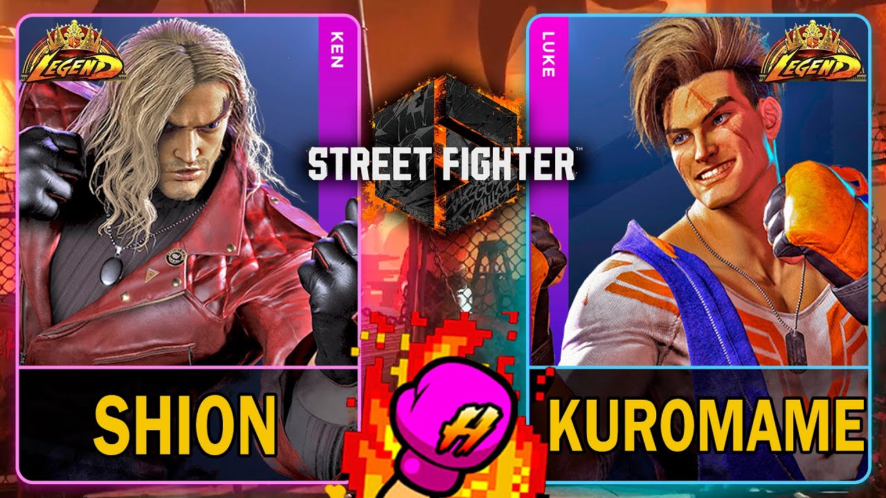 SF6 Shion (KEN) VS Kuromame (LUKE)🥊Street Fighter 6🥊スト6🥊4K 60ᶠᵖˢ