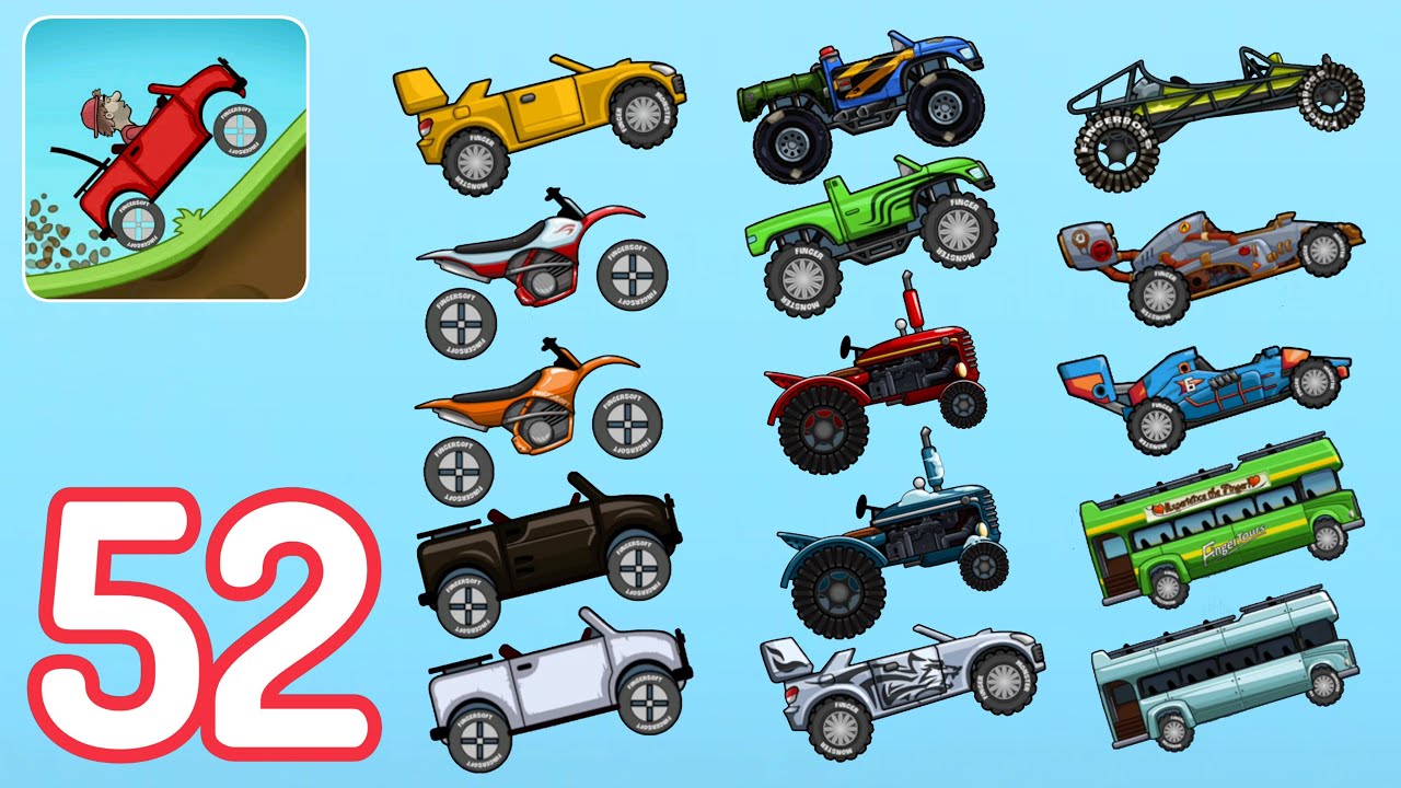 Hill Climb Racing-(Gameplay 52)-Todas Las Pinturas Y Todo Al Máximo