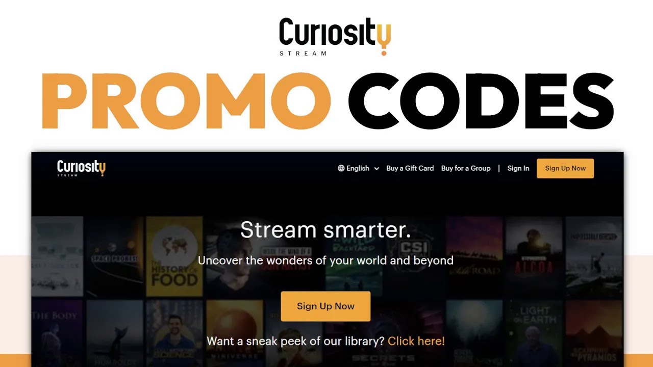 Curiosity Stream Promo Codes - TOP 3 COUPONS 2025