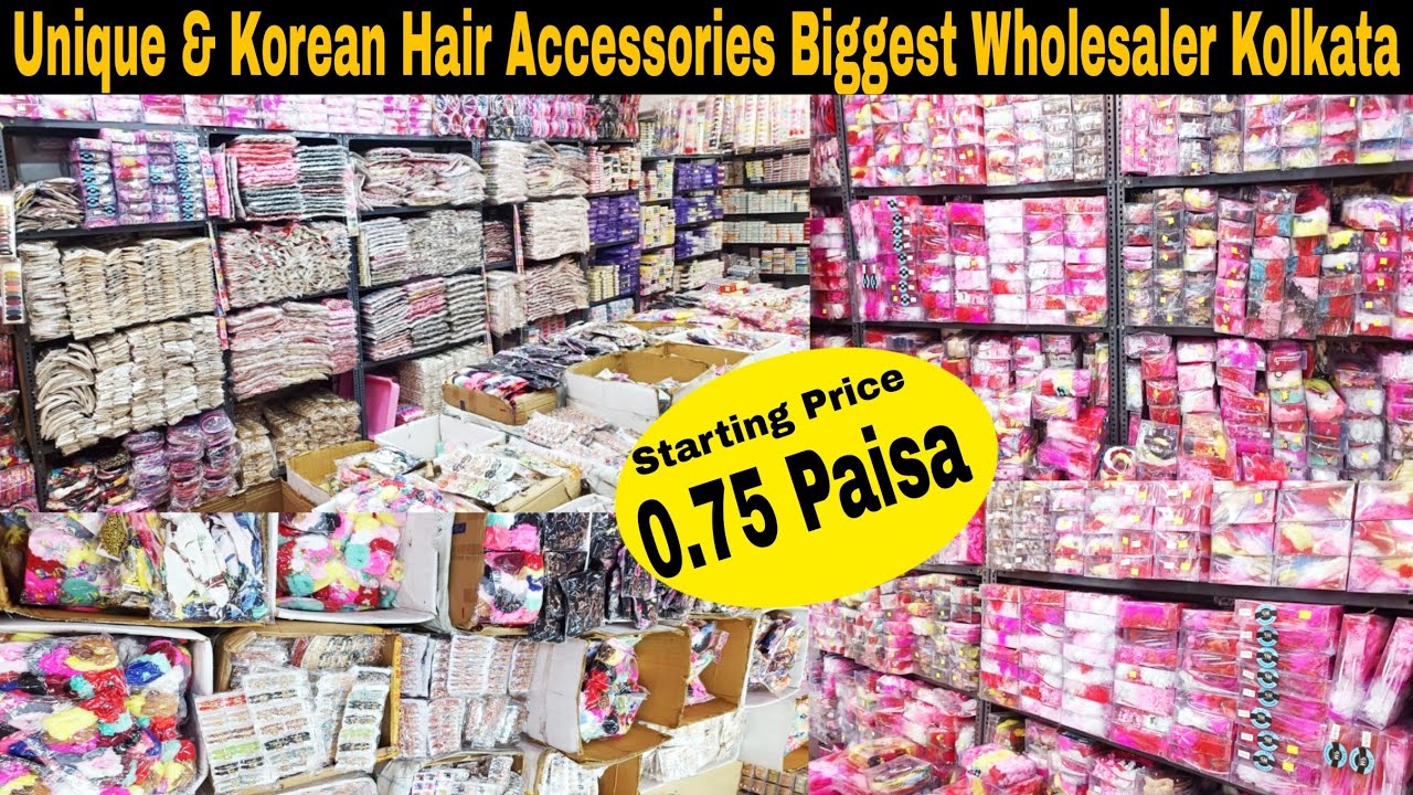 Biggest Hair Accessories Wholesale Market || Korean Hair Accessories Wholesaler ||