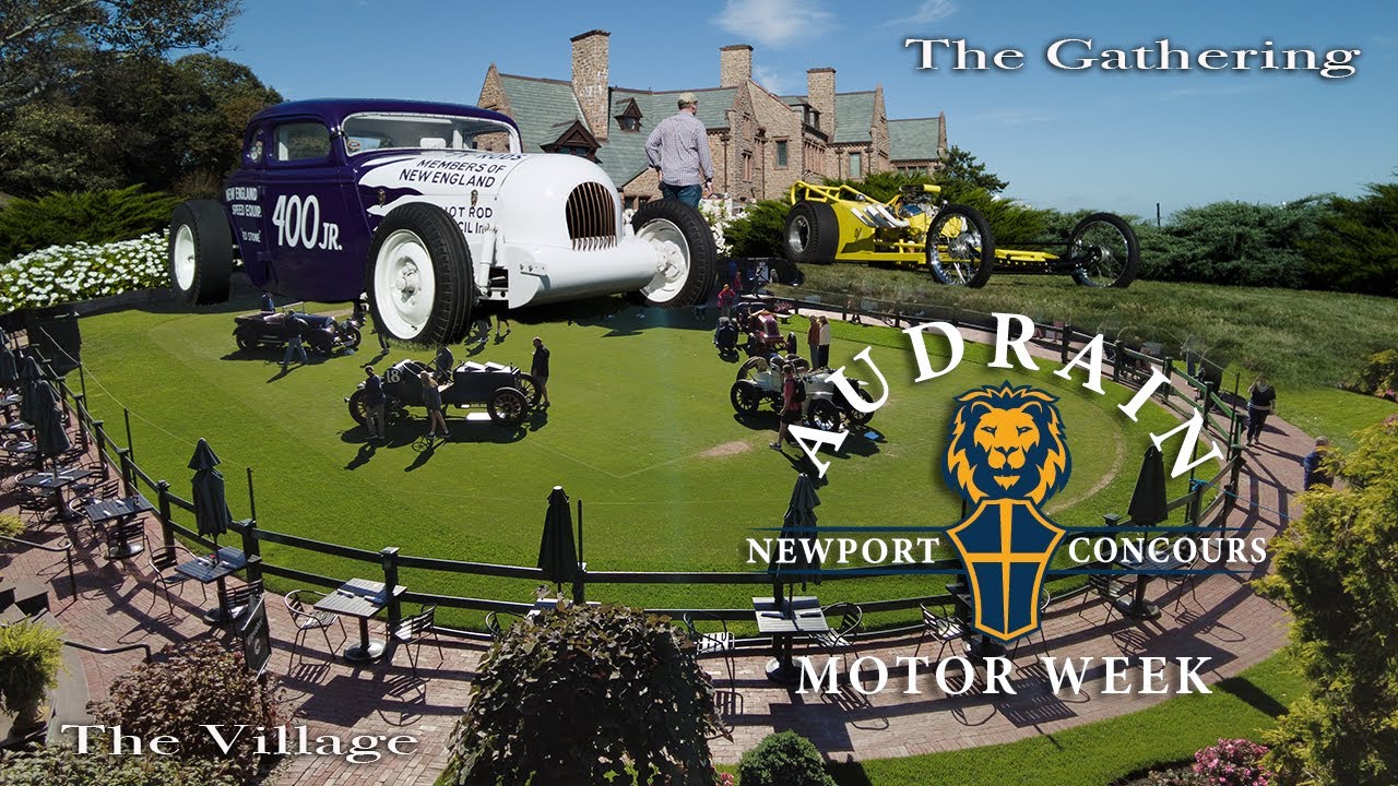 Audrain Newport Concours and Motor Week 2025 Village and Gathering
