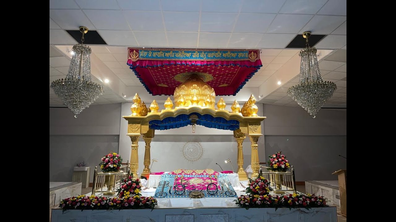 Opening Ceremony Main Darbar Sahib Renovation Seva guru Arjan Dev Ji Gurdwara Derby UK