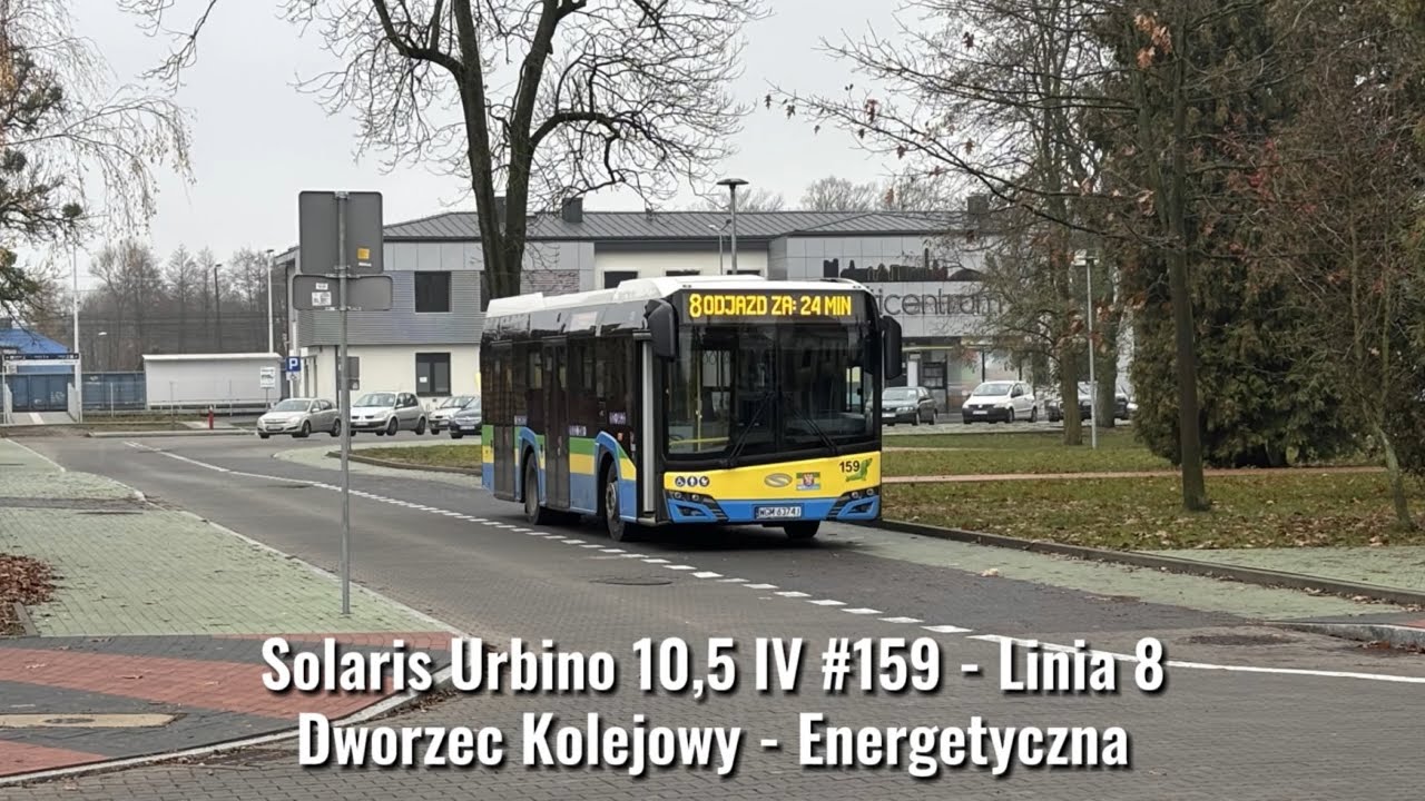 Linia 8 | Solaris Urbino 10,5 IV #159 - MZK Ostrołęka
