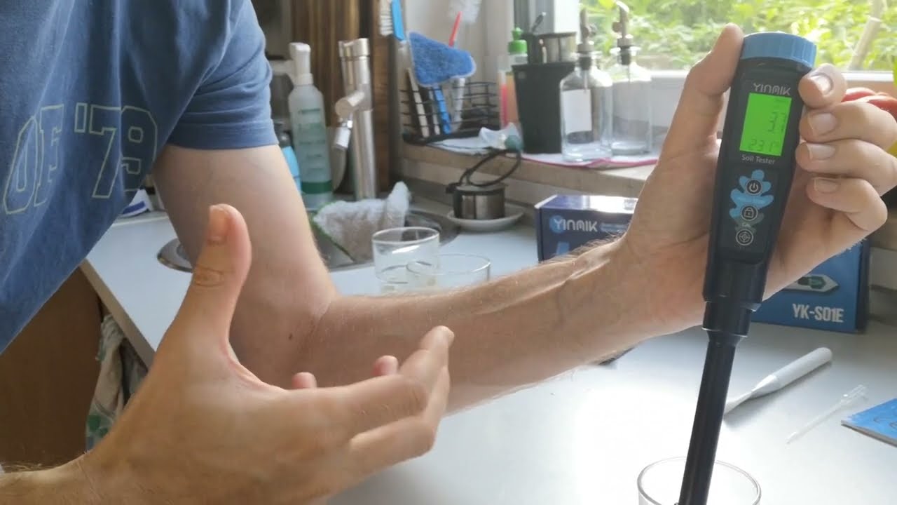 Digitales Boden pH Messger&auml;t,Boden und Wasser pH Tester, Einfache Bedienung und schnelles Messen