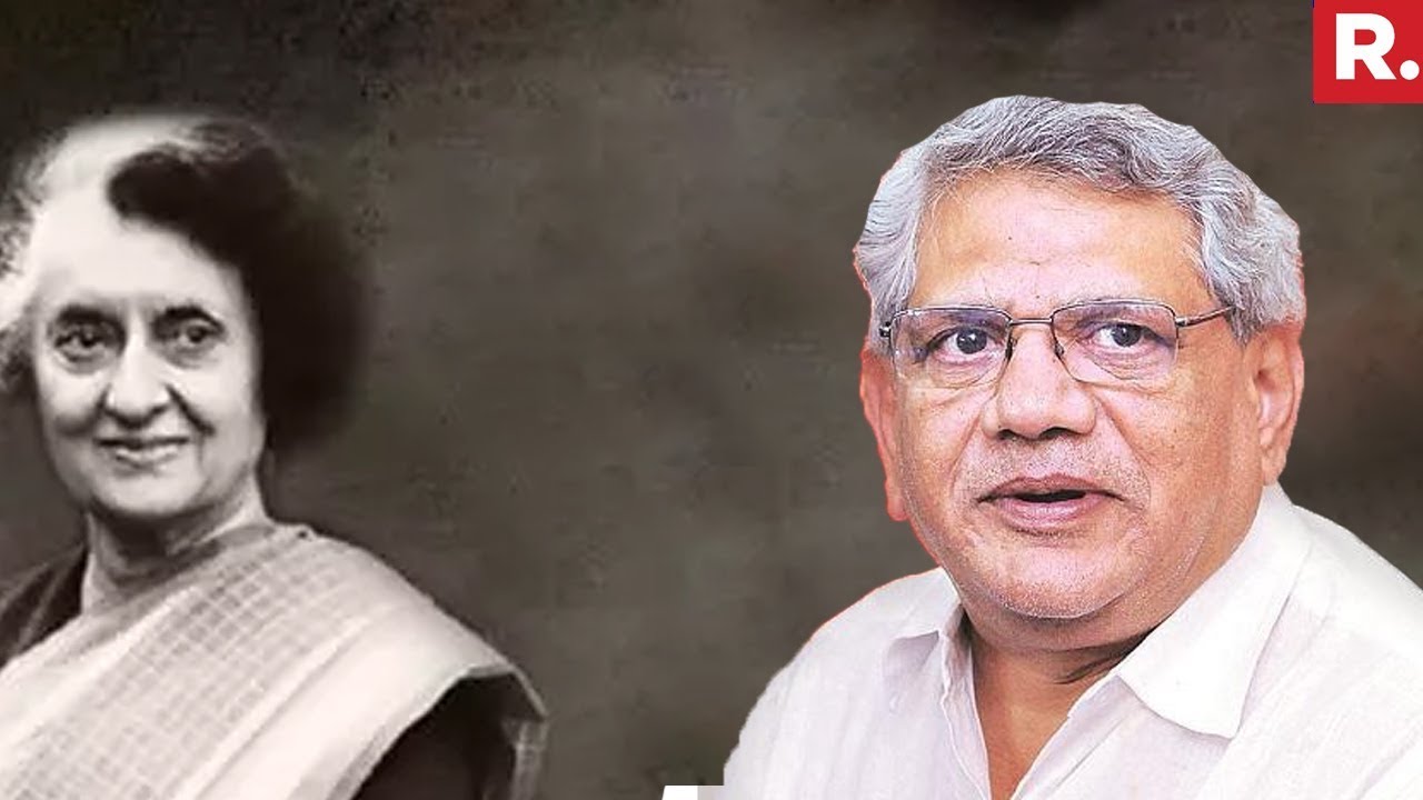RSS Backed Emergency Says CPM Leader Sitaram Yechury