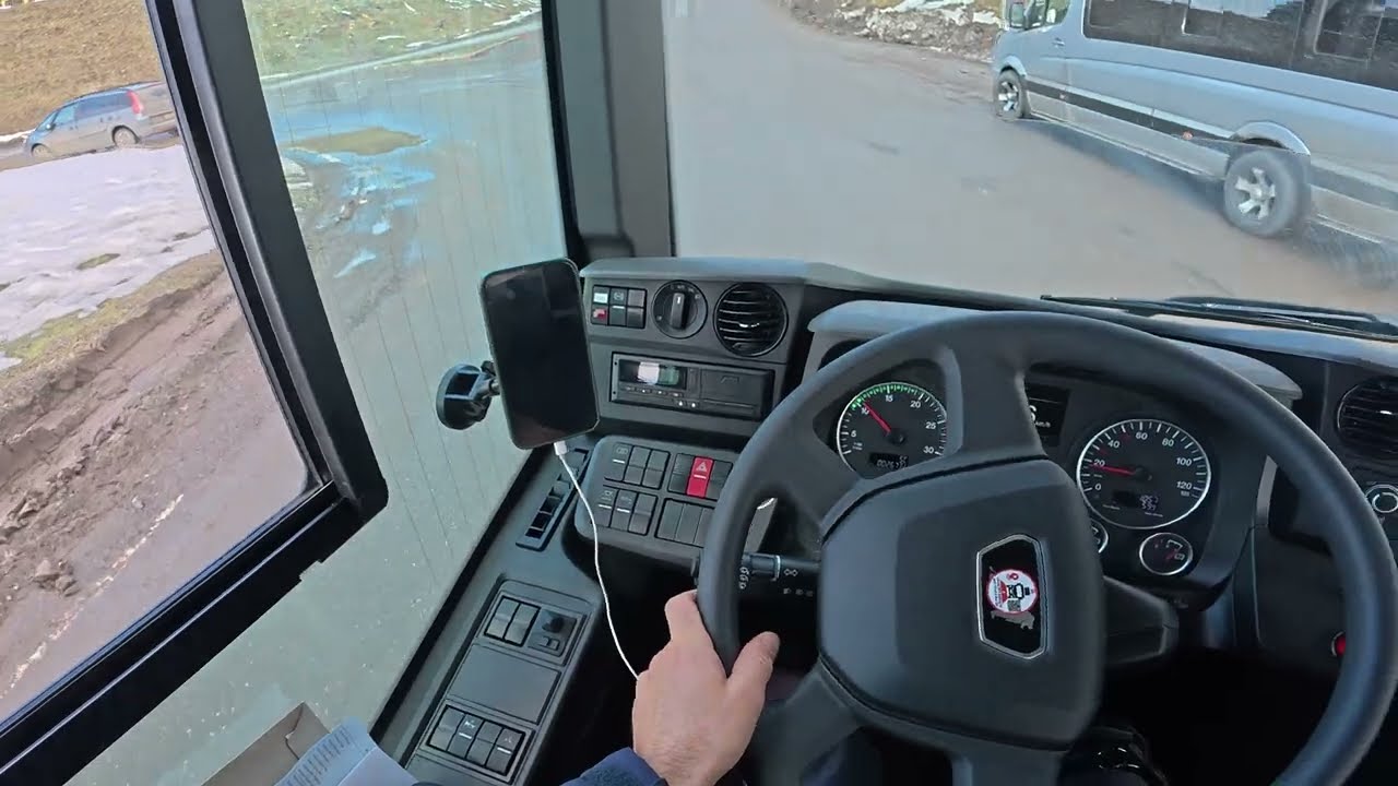 POV Bus Driving Man Lion's City