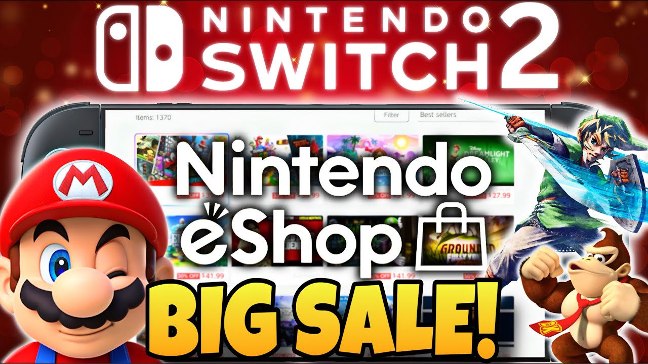 Началась масштабная распродажа новых игр для Nintendo Switch 2!