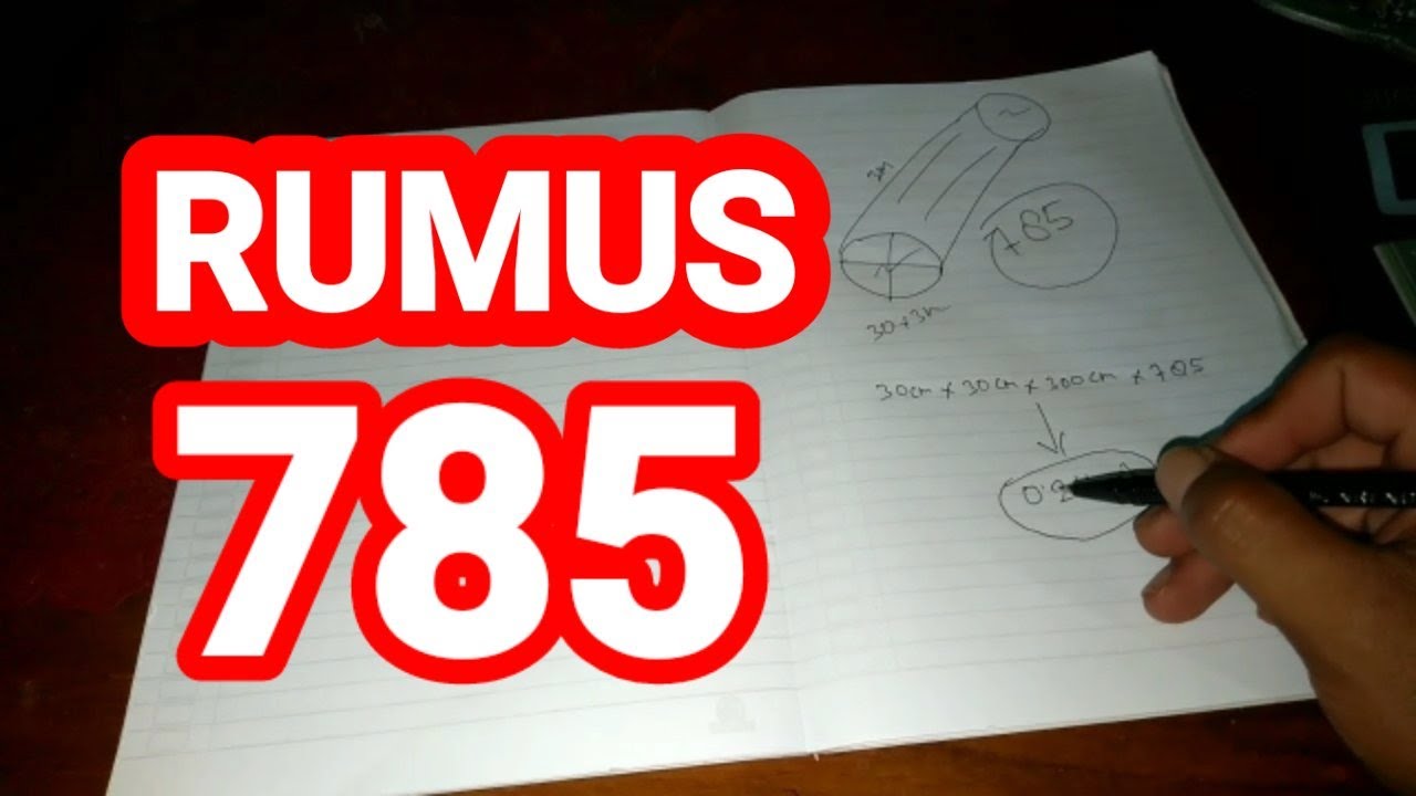 HITUNG KAYU GELONDONG PAKAI RUMUS