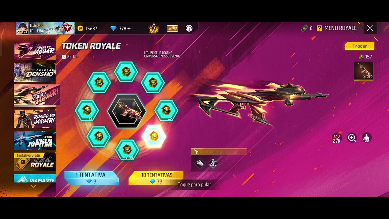 Gastei 2 mil diamantes e n consegui pegar a nova skin de arma 