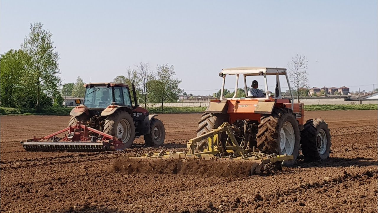 Fiat 1380DT | New Holland M115 | Fiat 640 | Preparazione e Semina Mais 2018