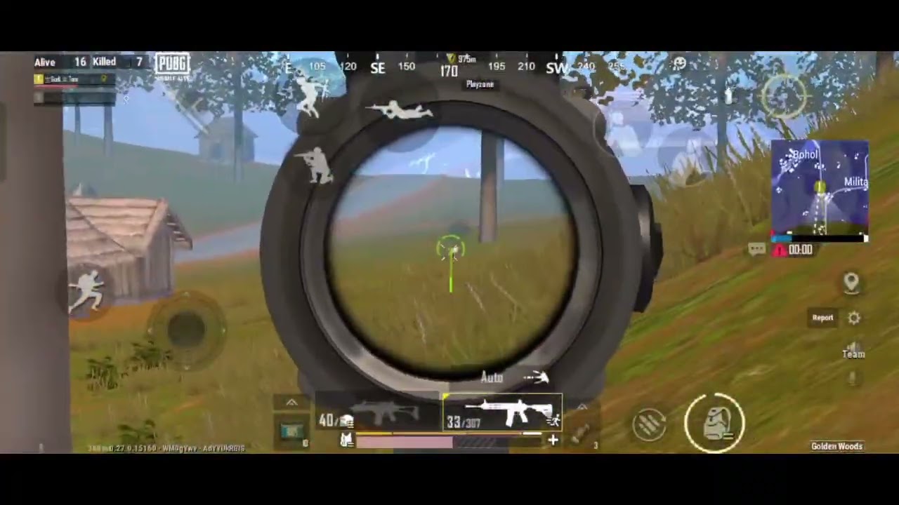 PUBG lite new gameplay 😎 full rush with m416 glacier 