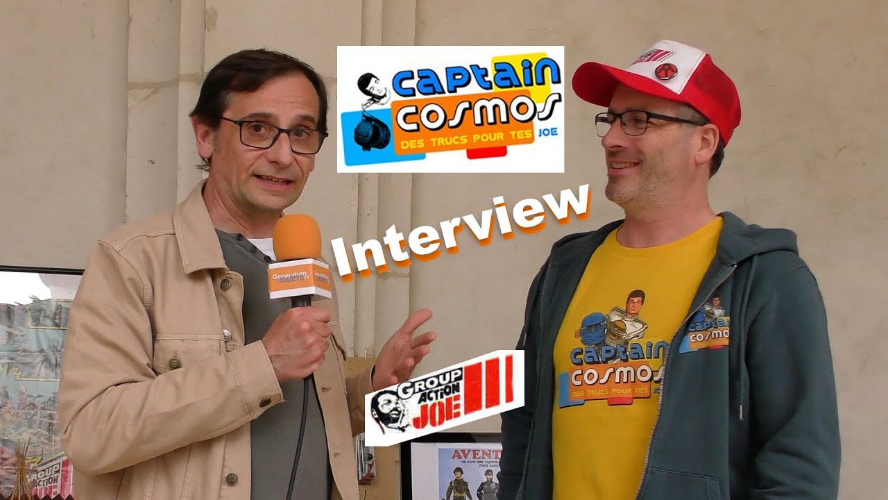 Interview de Wilfried de CaptainCosmos.fr qui fait renaitre les Action Joe