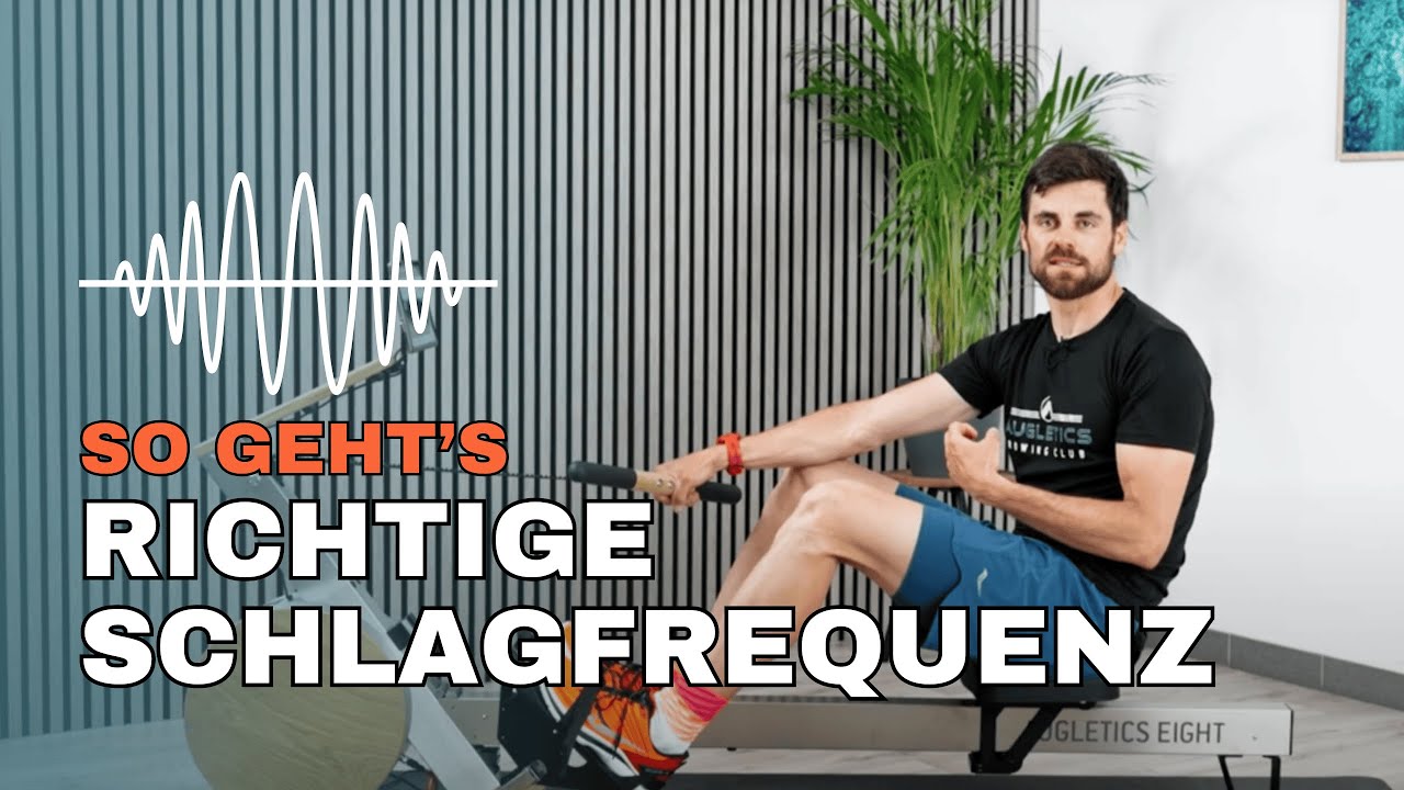 Die richtige Schlagfrequenz beim Rudern auf dem Rudergerät. So erreichst Du die richtige Schlagzahl