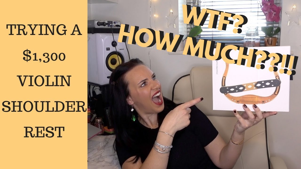 I bought the most expensive violin shoulder rest in the WORLD!