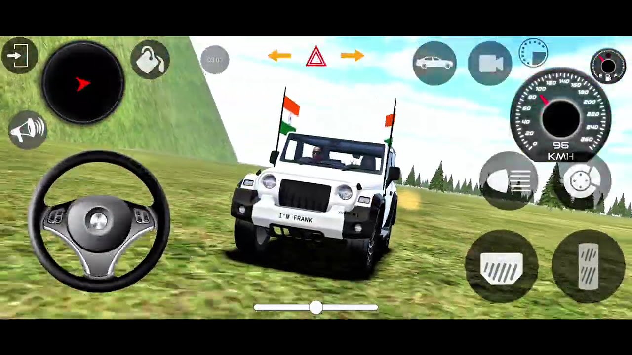 Modified Mahindra Thar Games: Indian white Thar (Gadi Wala Games) Car Game Android Game - #2026