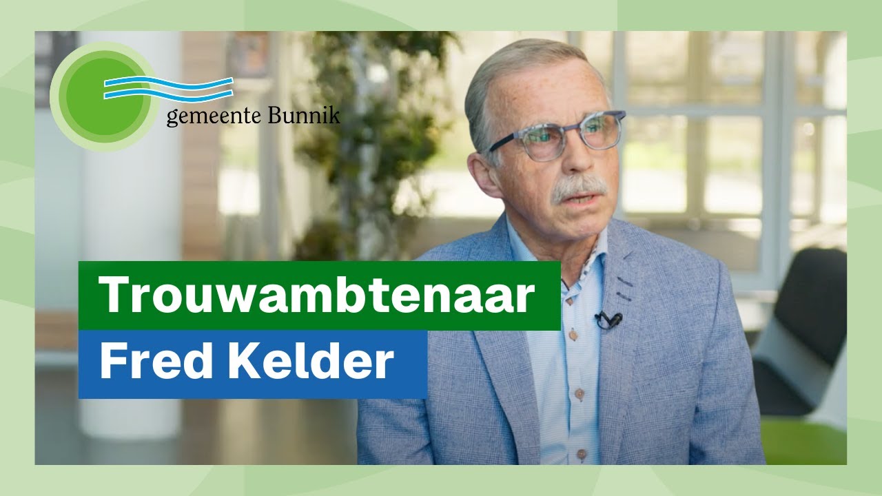 Trouwambtenaar Fred Kelder | Gemeente Bunnik