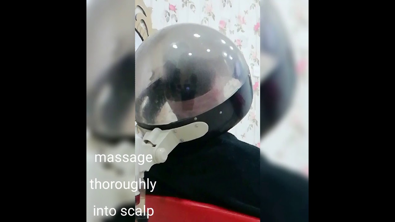 Hot oil with massage becomes healthy hair by using hot oil steamer..  (hair beauty tips vlog)