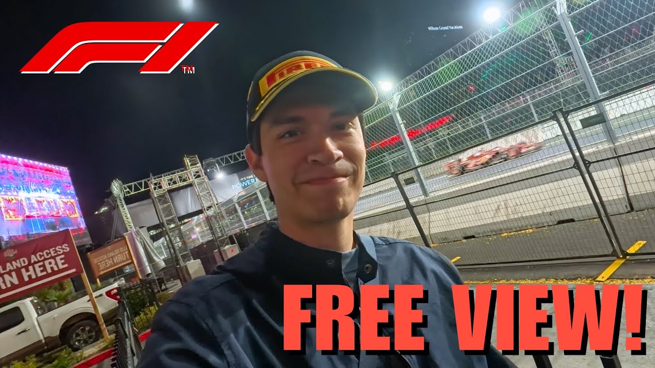 My NO TICKET Experience at the Las Vegas Grand Prix (INSANE VIEW)