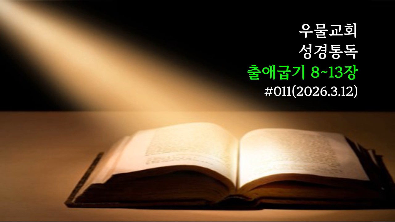 성경통독 #011 출애굽기 8~13장