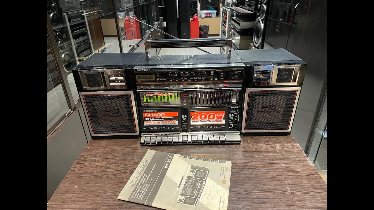 vintagemoscow. магнитола sharp wf 939