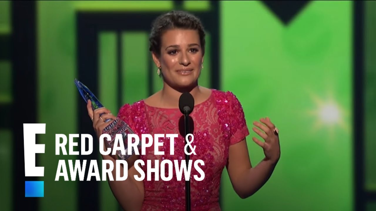 The People's Choice for Favorite Comedic TV Actress is Lea Michele | E! People's Choice Awards