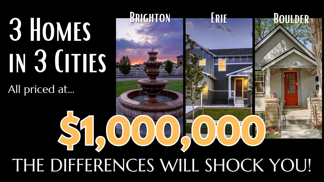 Discover What $1 Million Buys in Colorado | Tour 3 Homes in 3 Different Towns | John Mosher Realtor