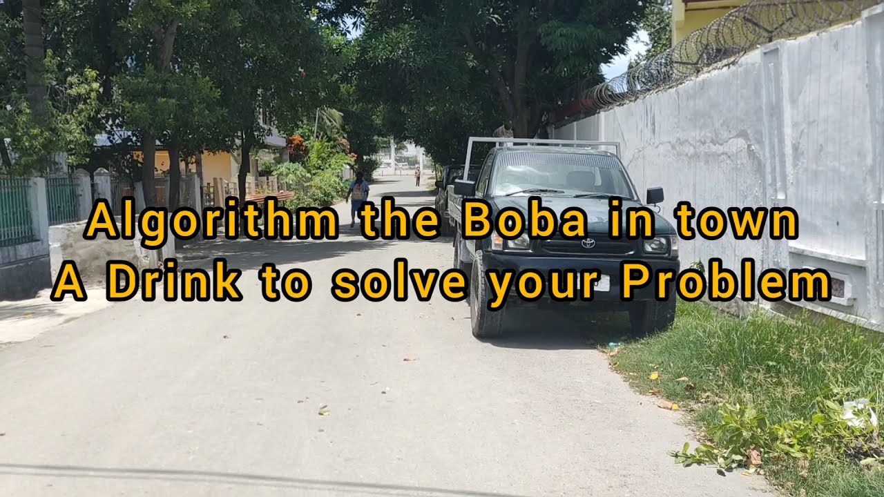 Algorithm Boba Drink Timor Leste