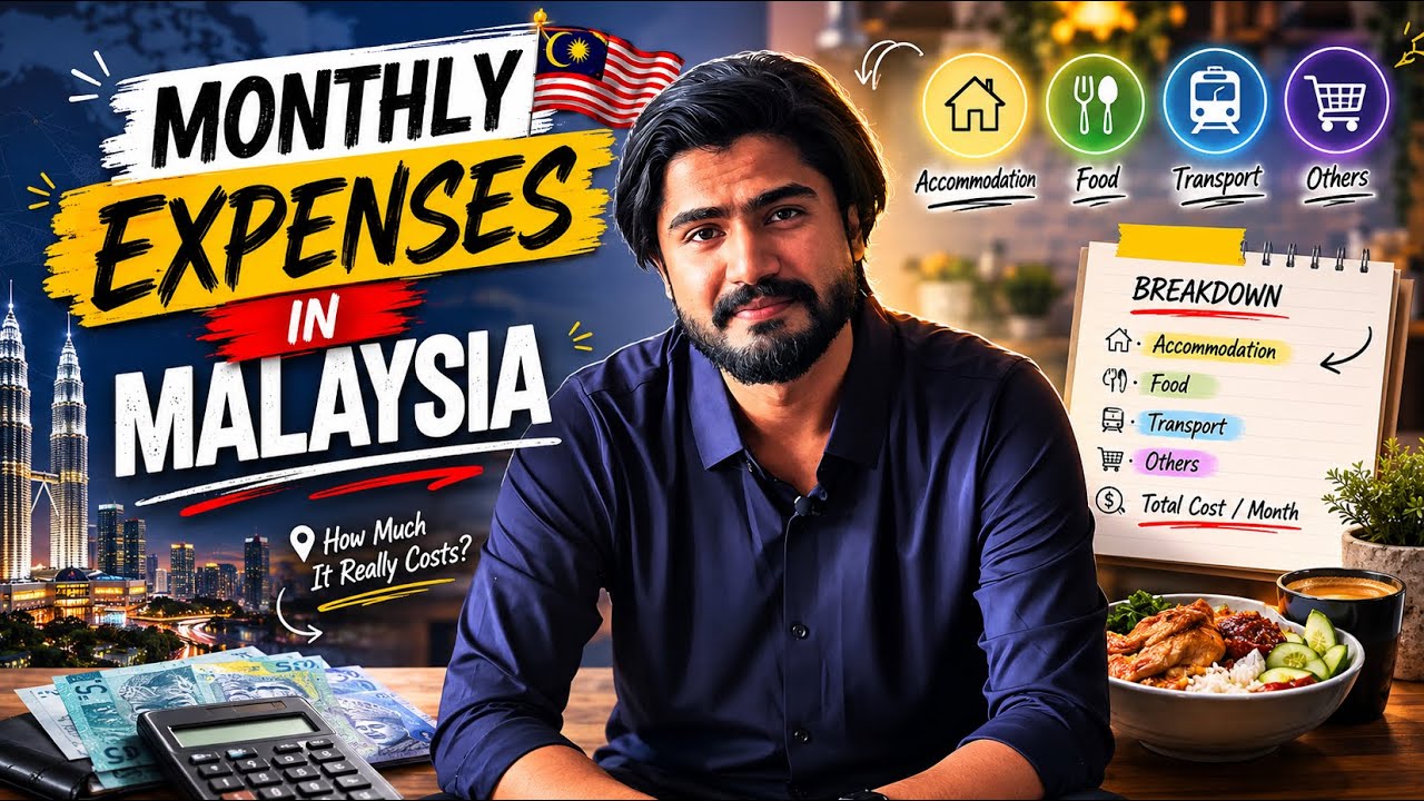 Monthly Expenses in Malaysia 🇲🇾 | Accommodation, Food & Living Cost 2026 | How Students Manage? 😲