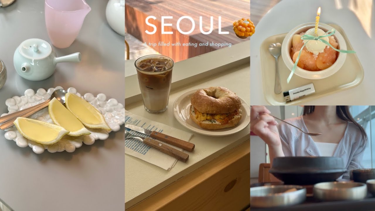 vlog. 初夏の2泊3日韓国旅行🎐, ホットで可愛いグルメ&ショッピング満喫🍋, 西村•景福宮•安国巡り
