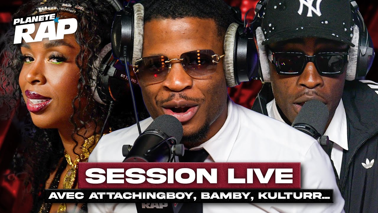 SESSION LIVE avec Attaching Boy, Bamby, Prototype, Kulturr, Jay, A2Z... & Fred Musa  ! #PlanèteRap