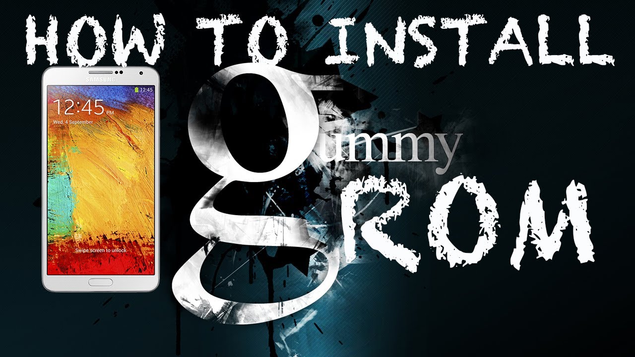 GALAXY NOTE 3 Gummy ROM Android 4.4.2 - HOW TO INSTALL