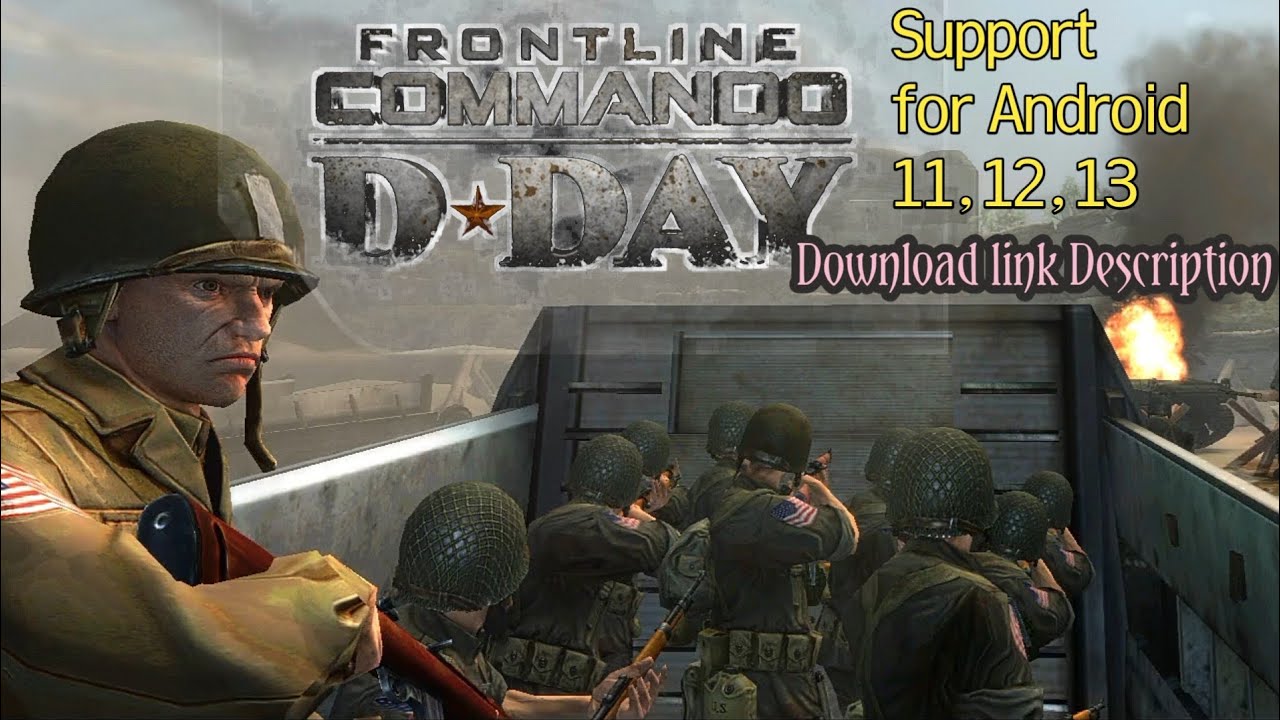 How to install Commando Frontline D-day,New Update 2024 Support for android 11,12,13 Work 100% link👇