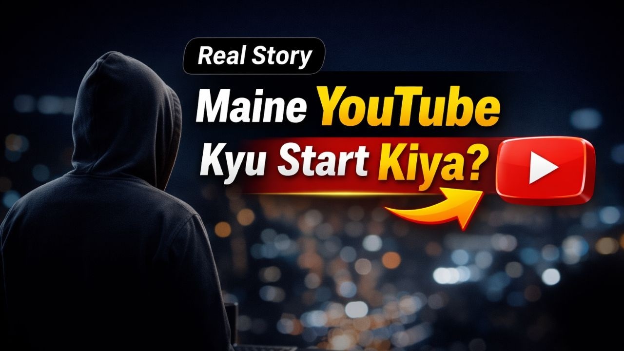 Maine YouTube Kyu Start Kiya | YouTube Se Paise Kaise Kamaye (No Face)