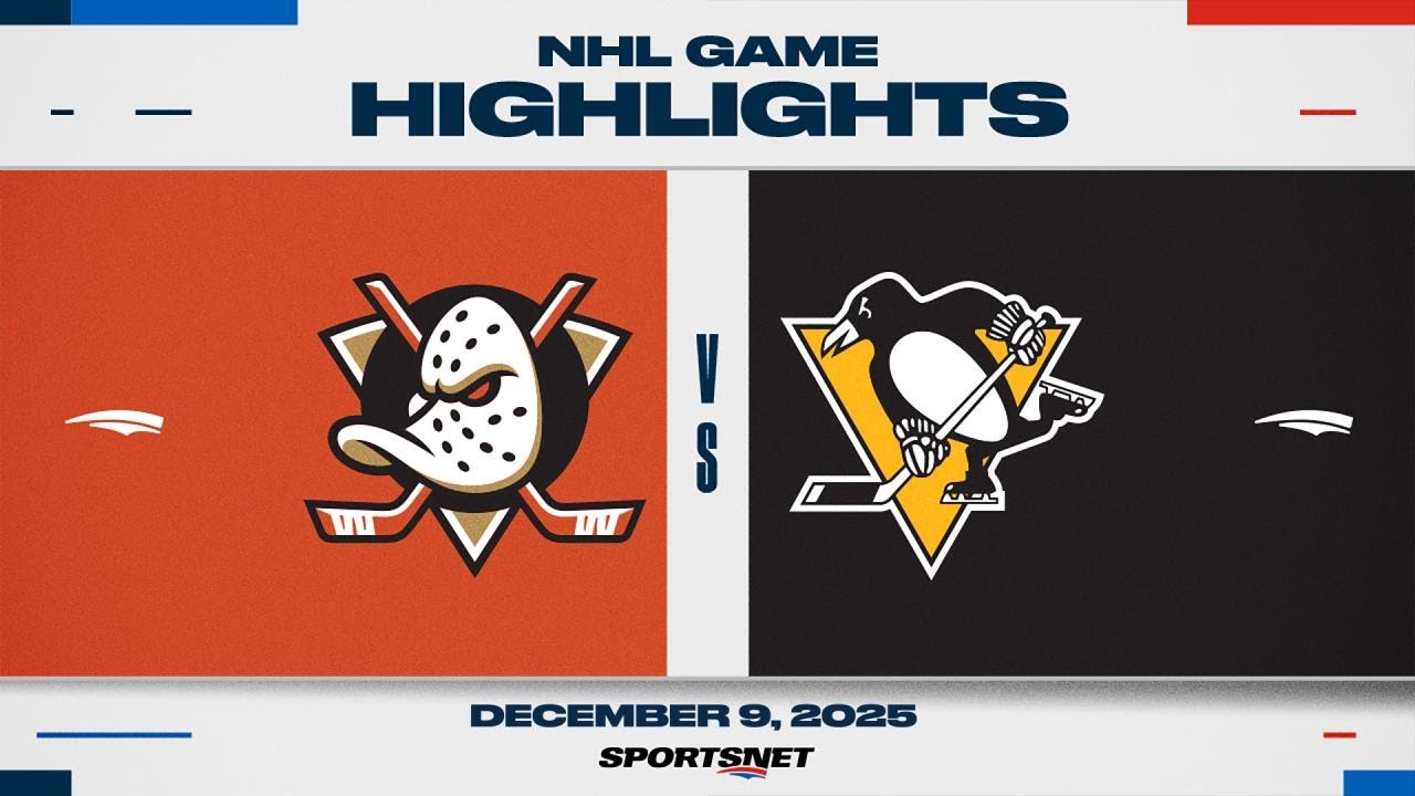 NHL Highlights | Ducks vs. Penguins - December 9, 2025