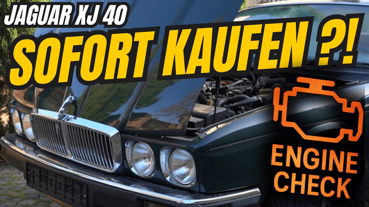 Jaguar XJ40 im Test: Check Engine Symbol &ndash; Oldtimer H Zulassung Kaufberatung Probefahrt 