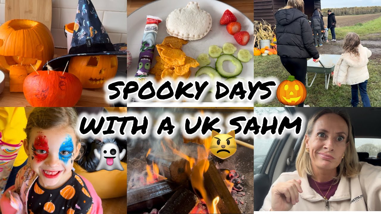 ДНИ ИЗ ЖИЗНИ БРИТАНСКОГО SAHM | МНОГО СЕМЕЙНОГО ВЕСЕЛЬЯ НА ХЭЛЛОУИН | #vlogtober #halloween