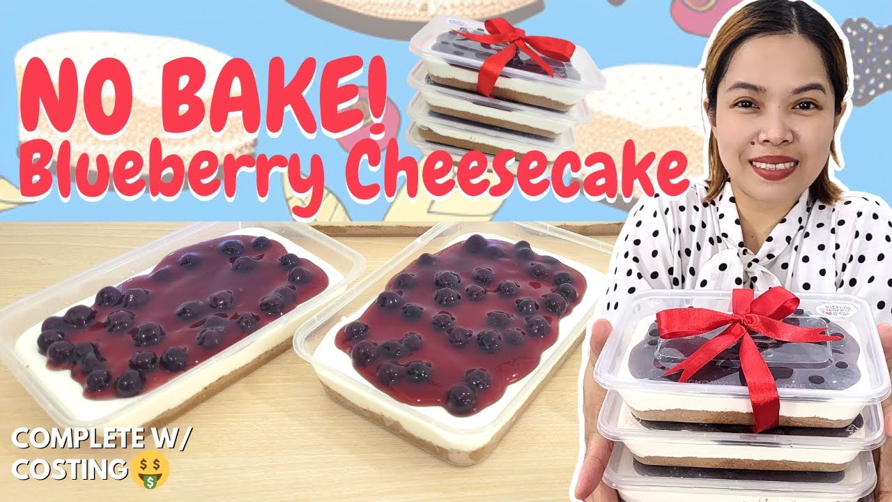 Blueberry Cheesecake in a Tub | Negosyo Idea | Complete w/ Costing | Tipid Tips atbp.