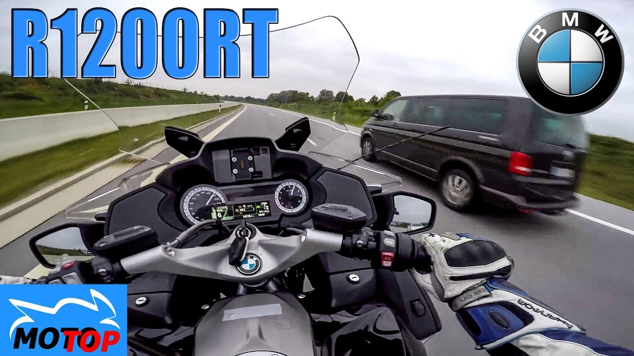 BMW R1200RT - FUN and ACTION on German Autobahn