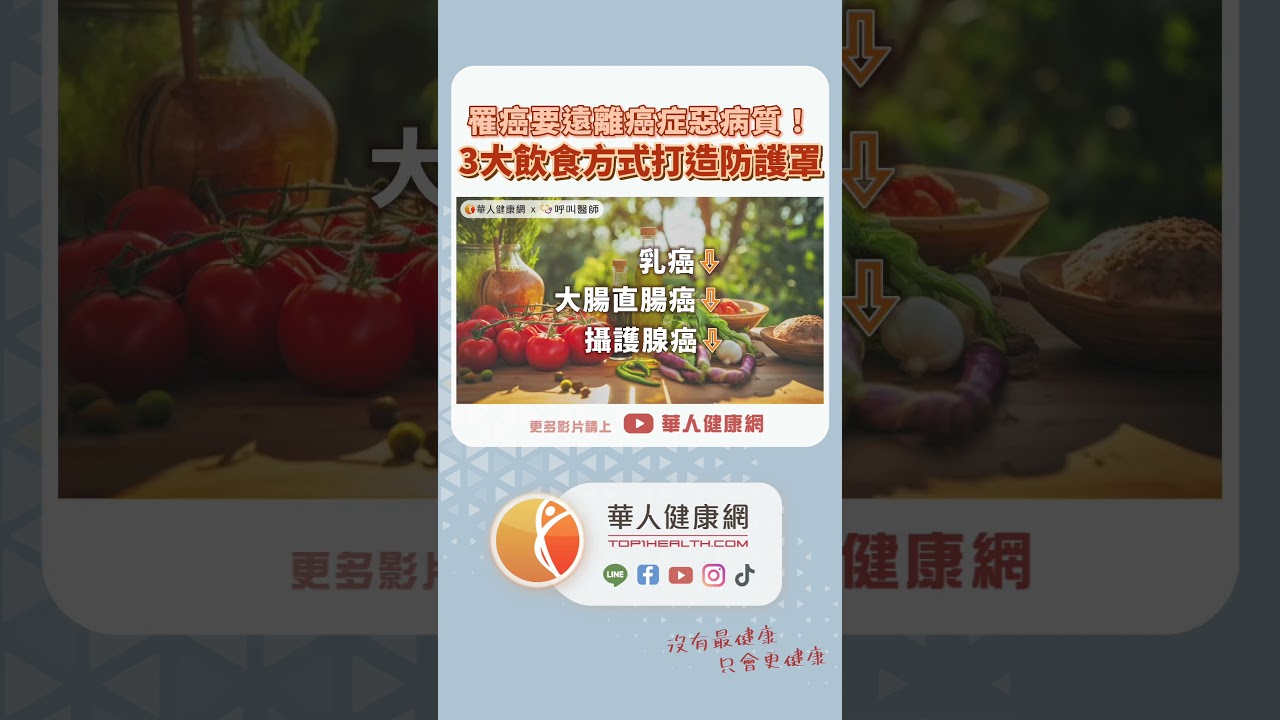 罹癌要遠離癌症惡病質！劉博仁醫師：3大飲食方式，打造防護罩【 華人健康網 | 癌症 | 免疫力 | 癌症惡病質 | 地中海型飲食 | 間歇性斷食 | 減醣飲食 】