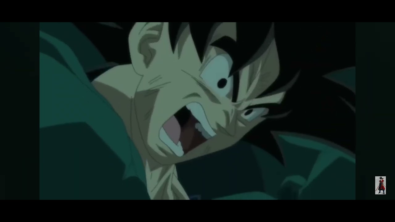 Scene of goku screaming for 15seconds credits to tricks gamer