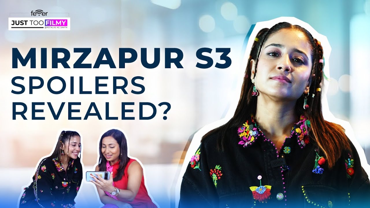 Mirzapur 3 SPOILERS from Shweta Tripathi Sharma | Pankaj Tripathi | Ali Fazal #mirzapur3