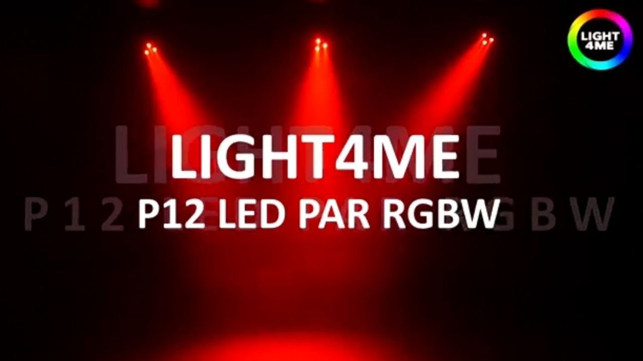 Light4Me P12 LED PAR RGBW mobilny i kompaktowy reflektor