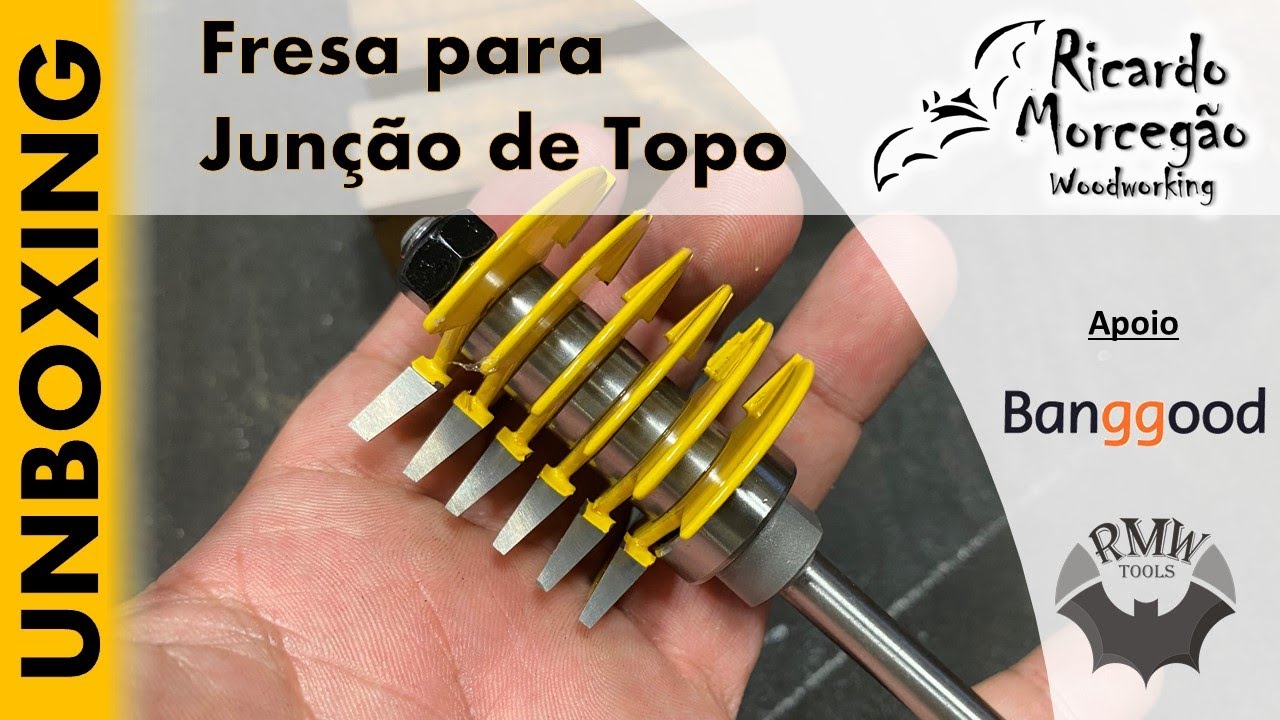 Fresa para União de topo  Finger Joint - Banggood