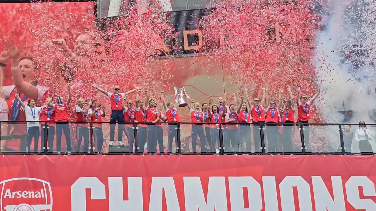 Arsenal Women Trophy Lift | Champions of Europe (260525)