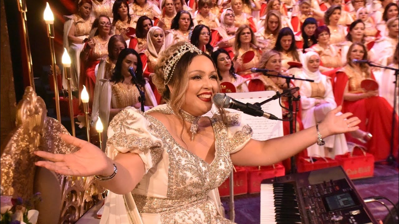 أقوى فيديو ممكن تشوفو ❤️ للفنانة رحمة بن عفانة رفقة 150 فنانة في أحلى ClubELLE ❤️