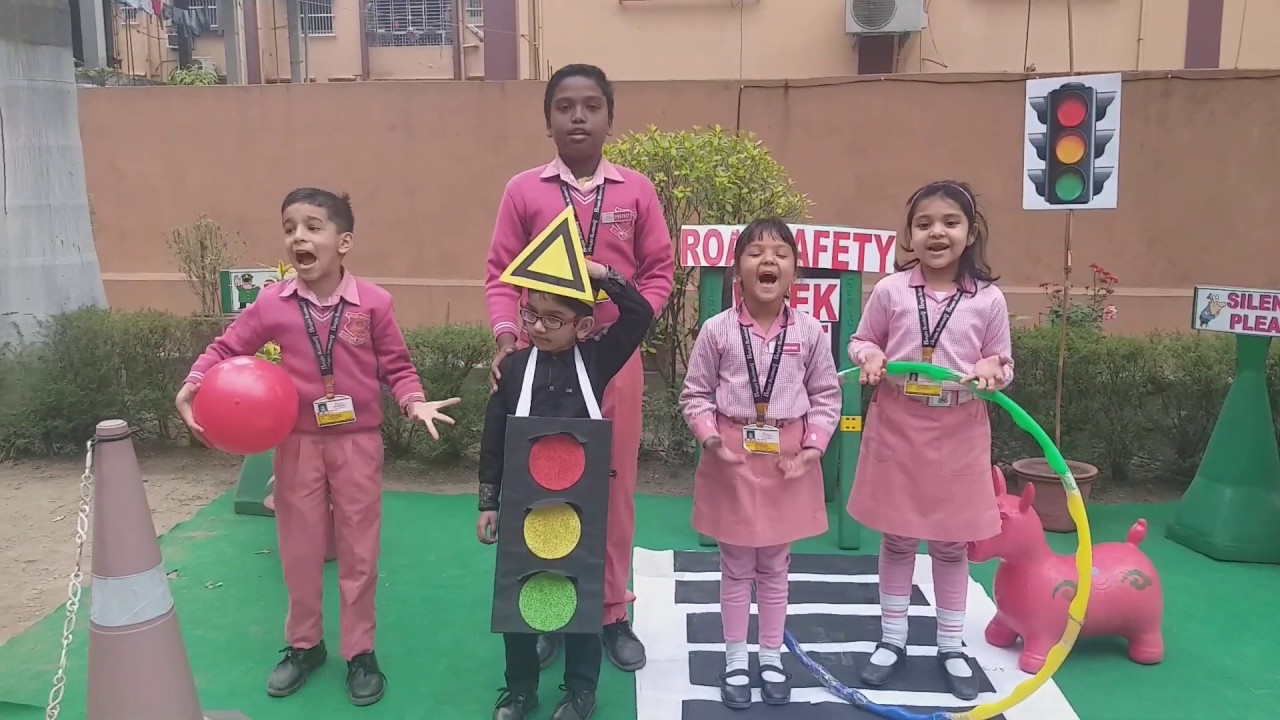 Road Safety Week. Final Day. Skit with Kids.