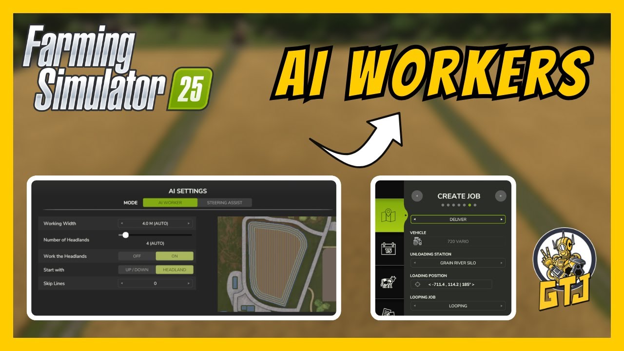Farming Simulator 25 AI Workers Step By Step Guide | Everything You Need To Know