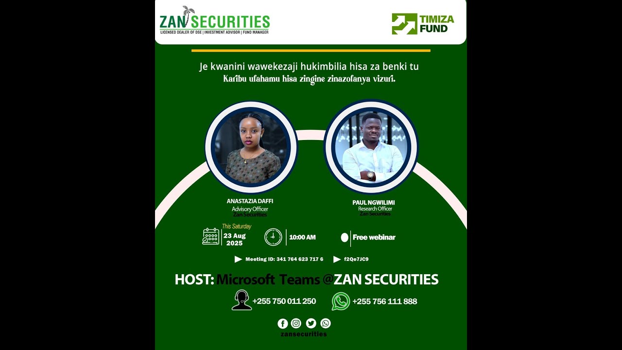 JE KWANINI WAWEKEZAJI HUKIMBILIA HISA ZA BENKI TU?